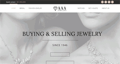Desktop Screenshot of aaajewelryutah.com