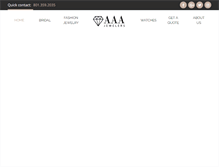 Tablet Screenshot of aaajewelryutah.com